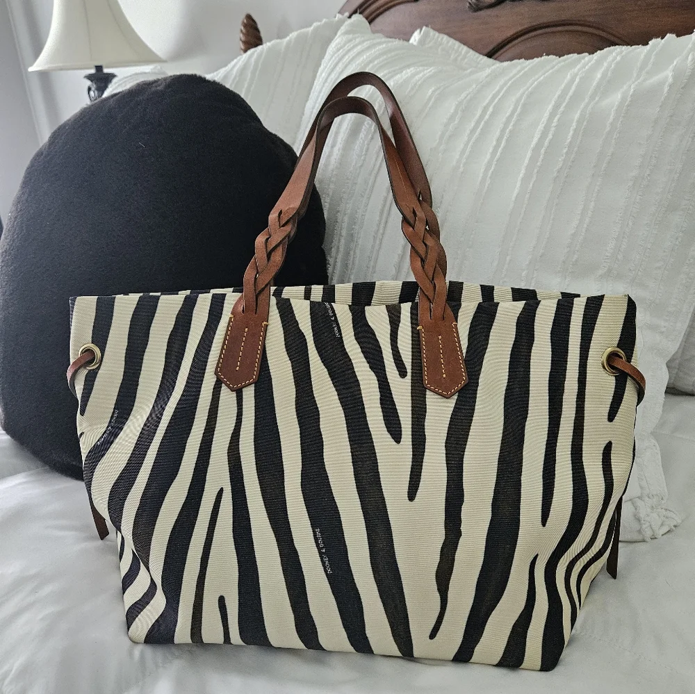 Dooney & Bourke Zebra Tote - Picture 2 of 11